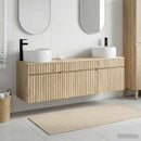 vidaXL Fürdőszobai Szekrény Szett 3 db Sonoma Tölgy 49 x 44,5 x 66 cm