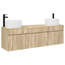 vidaXL Fürdőszobai Szekrény Szett 3 db Sonoma Tölgy 49 x 44,5 x 66 cm