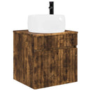 vidaXL Fürdőszobai Szekrény Szett 3 db Füstös Tölgy 49 x 44,5 x 66 cm