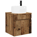 vidaXL Fürdőszobai Szekrény Szett 3 db Antik Fa 49 x 44,5 x 66 cm