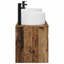 vidaXL Fürdőszobai Szekrény Szett 3 db Antik Fa 49 x 44,5 x 66 cm