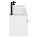 vidaXL Fürdőszobai Szekrény Szett 3 db Fehér 49 x 44,5 x 65,5 cm