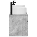 vidaXL Fürdőszobai Szekrény Szett 3 db Betonszürke 49 x 44,5 x 65,5 cm