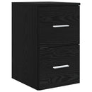 vidaXL Fürdőszobai Szekrény Szett 3 db Fekete Tölgy 49,5 x 35 x 63 cm