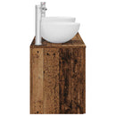 vidaXL Fürdőszobai Szekrény Szett 3 db Antik Fa 49,5 x 35 x 63 cm