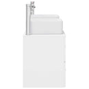 vidaXL Fürdőszobai Szekrény Szett 3 db Fehér 49,5 x 41 x 63 cm