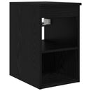 vidaXL Fürdőszobai Szekrény Szett 3 db Fekete Tölgy 49,5 x 41 x 63 cm