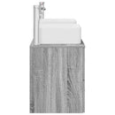 vidaXL Fürdőszobai Szekrény Szett 3 db Szürke Sonoma 49,5 x 41 x 63 cm