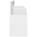 vidaXL Fürdőszobai Szekrény Szett 3 db Fehér 49,5 x 41 x 63 cm