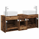 vidaXL Fürdőszobai Szekrény Szett 3 db Antik Fa 49,5 x 41 x 63 cm