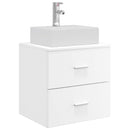 vidaXL Fürdőszobai Szekrény Szett 3 db Fehér 49,5 x 41 x 62,5 cm