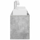 vidaXL Fürdőszobai Szekrény Szett 3 db Betonszürke 49,5 x 41 x 62,5 cm