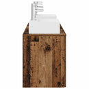 vidaXL Fürdőszobai Szekrény Szett 3 db Antik Fa 49,5 x 41 x 62,5 cm
