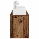 vidaXL Fürdőszobai Szekrény Szett 3 db Antik Fa 49,5 x 41 x 62,5 cm