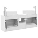 vidaXL Fürdőszobai Szekrény Szett 3 db Fehér 53 x 34,5 x 63 cm