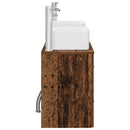 vidaXL Fürdőszobai Szekrény Szett 3 db Antik Fa 53 x 34,5 x 63 cm