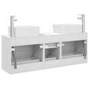 vidaXL Fürdőszobai Szekrény Szett 3 db Fehér 53 x 34,5 x 63 cm
