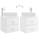 vidaXL Fürdőszobai Szekrény Szett 3 db Fehér 53 x 34,5 x 63 cm