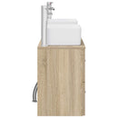 vidaXL Fürdőszobai Szekrény Szett 3 db Sonoma Tölgy 53 x 34,5 x 63 cm