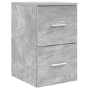 vidaXL Fürdőszobai Szekrény Szett 3 db Betonszürke 53 x 34,5 x 63 cm