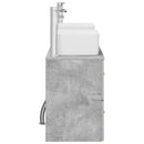vidaXL Fürdőszobai Szekrény Szett 3 db Betonszürke 53 x 34,5 x 63 cm
