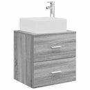 vidaXL Fürdőszobai Szekrény Szett 3 db Szürke Sonoma 53 x 34,5 x 63 cm