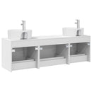 vidaXL Fürdőszobai Szekrény Szett 3 db Fehér 62,5 x 44,5 x 50 cm