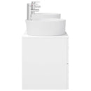 vidaXL Fürdőszobai Szekrény Szett 3 db Fehér 62,5 x 44,5 x 50 cm
