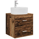 vidaXL Fürdőszobai Szekrény Szett 3 db Antik Fa 62,5 x 44,5 x 50 cm