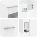 vidaXL Fürdőszobai Szekrény Szett 3 db Fehér 49,5 x 44,5 x 65 cm