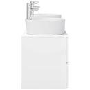 vidaXL Fürdőszobai Szekrény Szett 3 db Fehér 49,5 x 44,5 x 65 cm