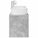 vidaXL Fürdőszobai Szekrény Szett 3 db Betonszürke 49,5 x 44,5 x 65 cm