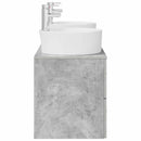 vidaXL Fürdőszoba bútor szett 3 db Betonszürke 49,5 x 44,5 x 65 cm