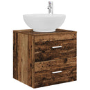 vidaXL Fürdőszoba bútor szett 3 db Antik Fa 49,5 x 44,5 x 65 cm