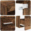 vidaXL Fürdőszoba bútor szett 3 db Antik Fa 49,5 x 44,5 x 65 cm