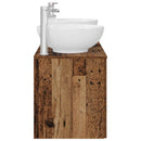 vidaXL Fürdőszoba bútor szett 3 db Antik Fa 49,5 x 44,5 x 65 cm