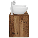 vidaXL Fürdőszoba bútor szett 3 db Antik Fa 49,5 x 44,5 x 65 cm