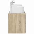 vidaXL Fürdőszoba bútor szett 3 db Sonoma Tölgy 49,5 x 44,5 x 66 cm