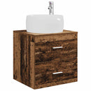 vidaXL Fürdőszoba bútor szett 3 db Antik Fa 49,5 x 44,5 x 66 cm