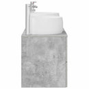vidaXL Fürdőszoba bútor szett 3 db Betonszürke 49,5 x 44,5 x 66 cm