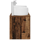 vidaXL Fürdőszoba bútor szett 3 db Antik Fa 49,5 x 44,5 x 66 cm