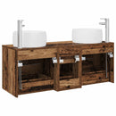 vidaXL Fürdőszoba bútor szett 3 db Antik Fa 49,5 x 44,5 x 66 cm