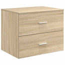 vidaXL Fürdőszoba bútor szett 3 db Sonoma Tölgy 49,5 x 44,5 x 65,5 cm