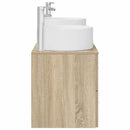 vidaXL Fürdőszoba bútor szett 3 db Sonoma Tölgy 49,5 x 44,5 x 65,5 cm