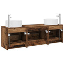 vidaXL Fürdőszoba bútor szett 3 db Antik Fa 49,5 x 44,5 x 65,5 cm