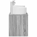 vidaXL Fürdőszoba bútor szett 3 db Szürke Sonoma 49,5 x 44,5 x 65,5 cm