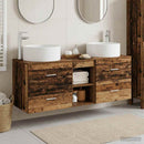 vidaXL Fürdőszoba bútor szett 3 db Antik Fa 49,5 x 44,5 x 65,5 cm