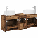 vidaXL Fürdőszoba bútor szett 3 db Antik Fa 49,5 x 44,5 x 65,5 cm
