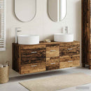 vidaXL Fürdőszoba bútor szett 3 db Antik Fa 49,5 x 44,5 x 65,5 cm