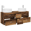 vidaXL Fürdőszoba bútor szett 3 db Antik Fa 49,5 x 44,5 x 65,5 cm